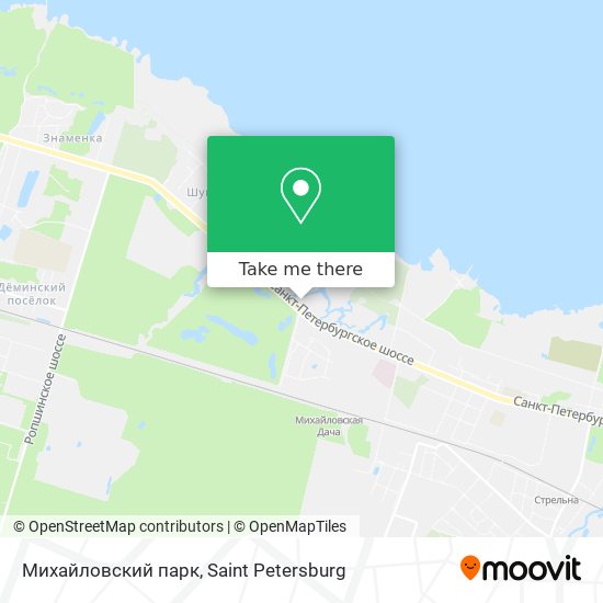 Михайловский парк map