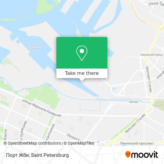 Порт Жби map