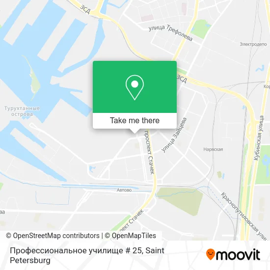 Профессиональное училище # 25 map