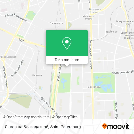 Сквер на Благодатной map