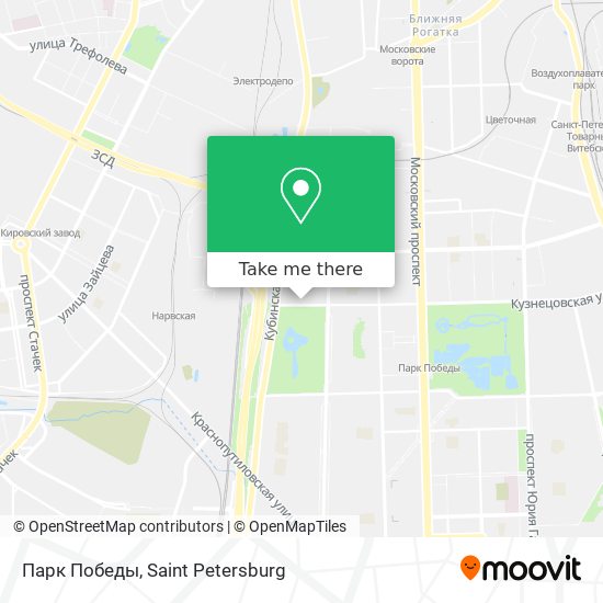 Парк Победы map