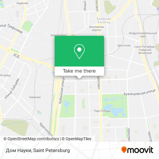 Дом Науки map