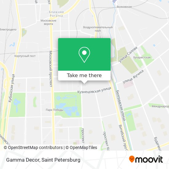 Gamma Decor map