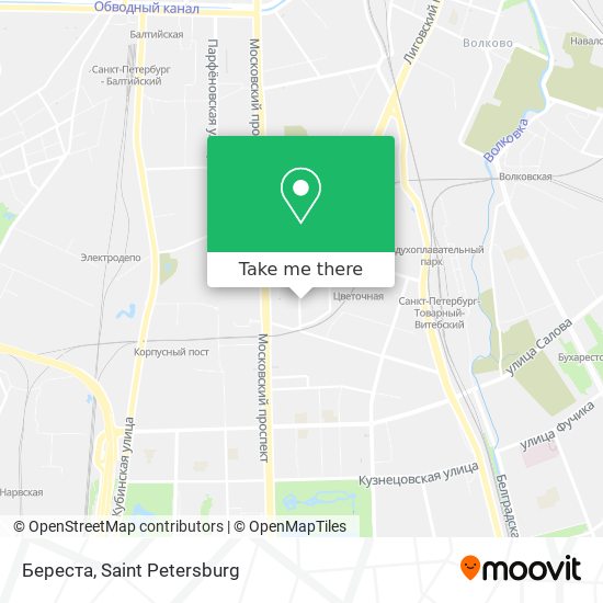 Береста map