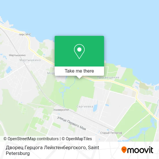 Дворец Герцога Лейхтенбергского map