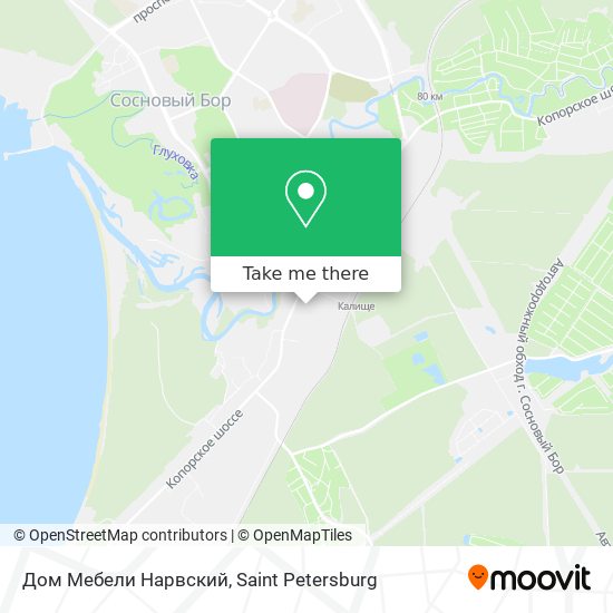 Дом Мебели Нарвский map