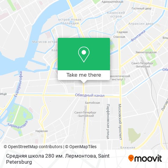 Средняя школа 280 им. Лермонтова map