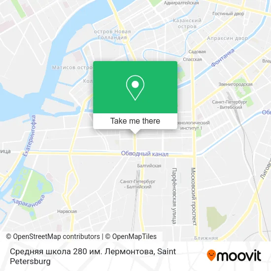 Средняя школа 280 им. Лермонтова map