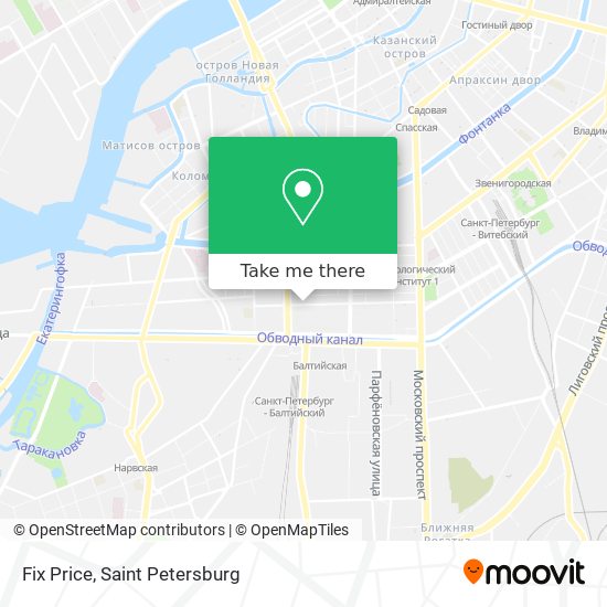 Fix Price map