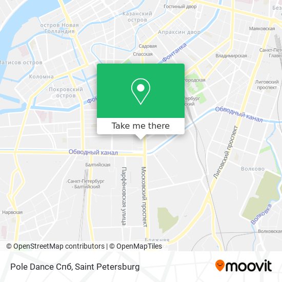 Pole Dance Спб map