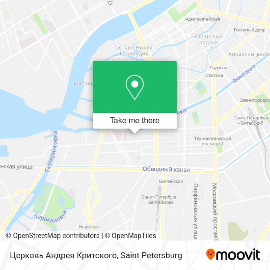 Церковь Андрея Критского map