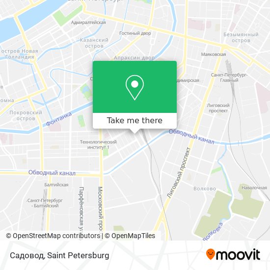 Садовод map