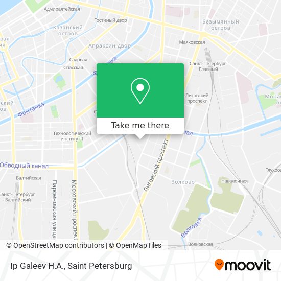 Ip Galeev H.A. map