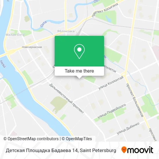 Детская Площадка Бадаева 14 map