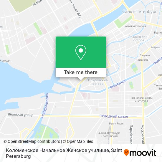 Коломенское Начальное Женское училище map