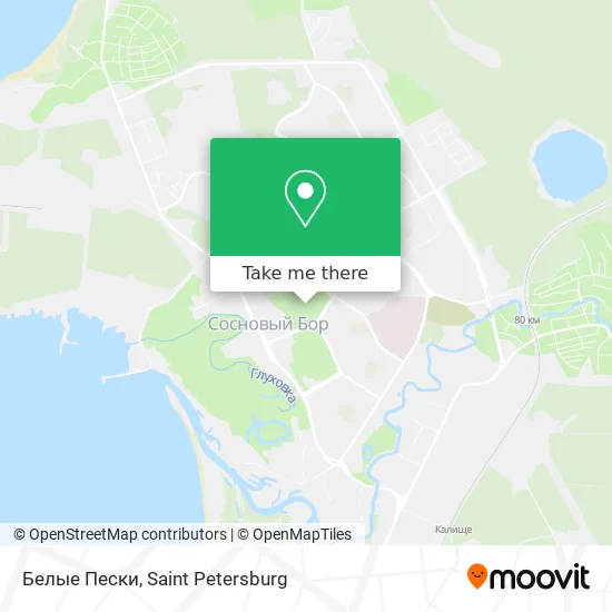 Белые Пески map