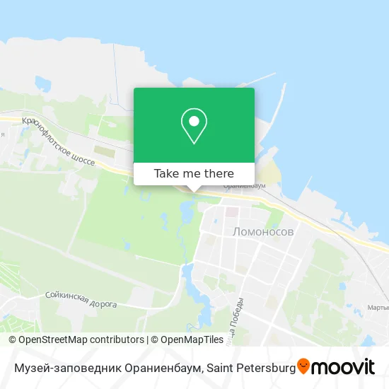 Музей-заповедник Ораниенбаум map