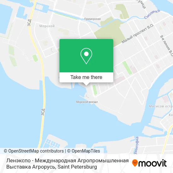 Ленэкспо - Международная Агропромышленная Выставка Агрорусь map