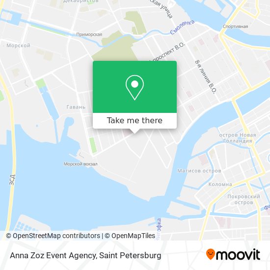 Anna Zoz Event Agency map