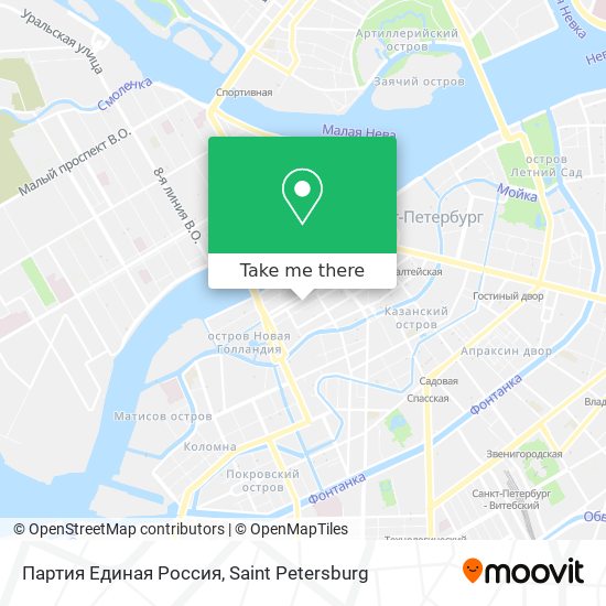 Партия Единая Россия map