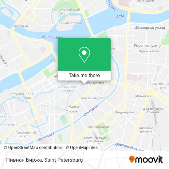 Пивная Биржа map