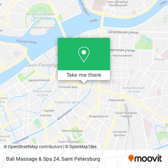 Bali Massage & Spa 24 map