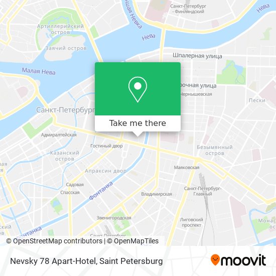Nevsky 78 Apart-Hotel map