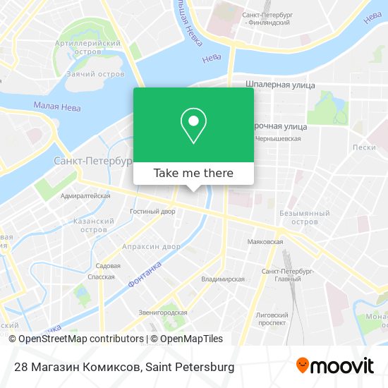 28 Магазин Комиксов map