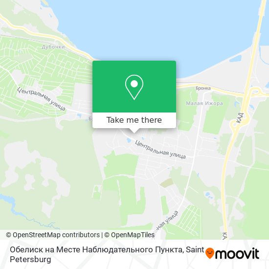 Обелиск на Месте Наблюдательного Пункта map