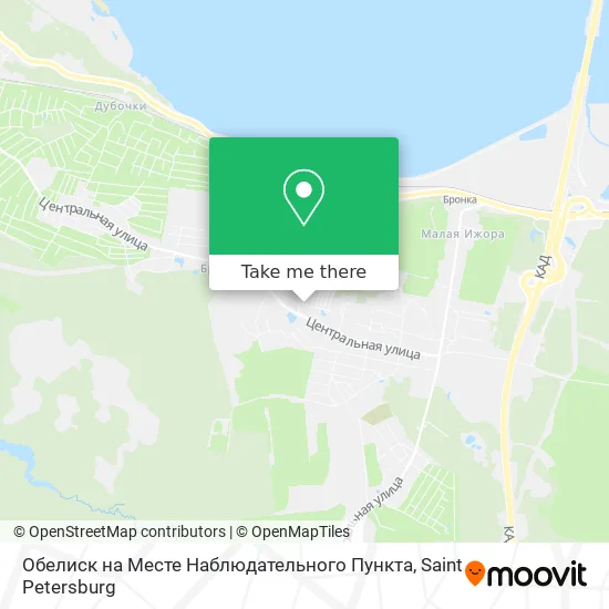 Обелиск на Месте Наблюдательного Пункта map