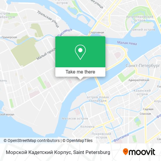 Морской Кадетский Корпус map