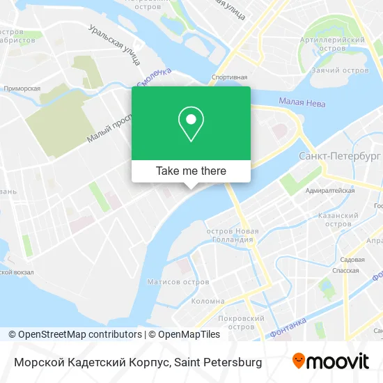 Морской Кадетский Корпус map