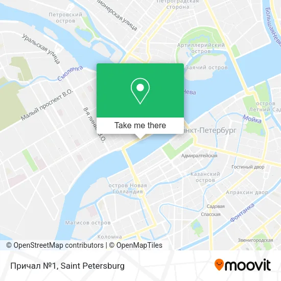 Причал №1 map