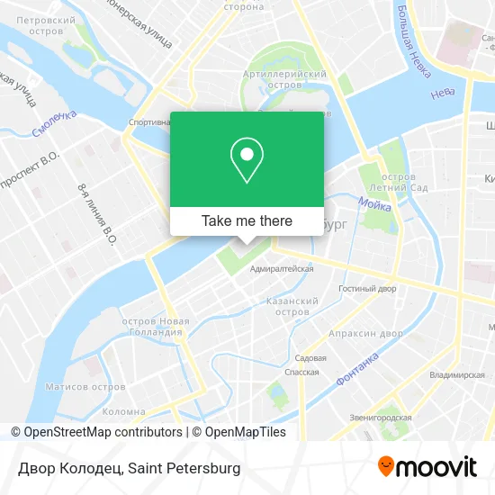 Двор Колодец map