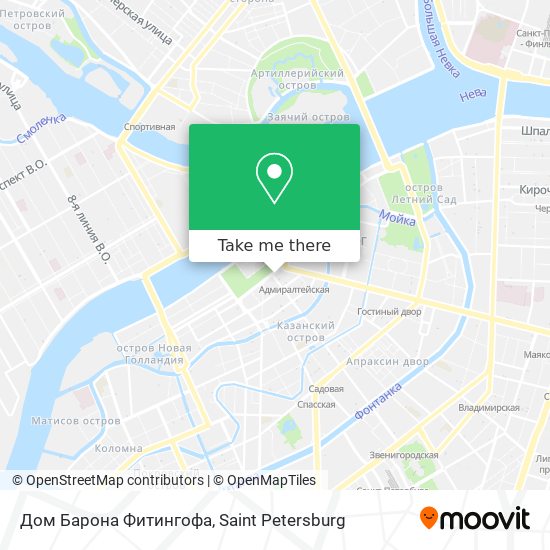 Дом Барона Фитингофа map