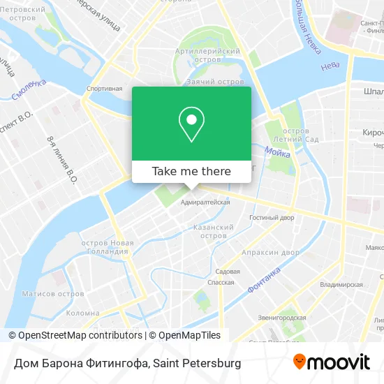 Дом Барона Фитингофа map