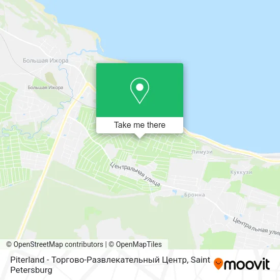 Piterland - Торгово-Развлекательный Центр map