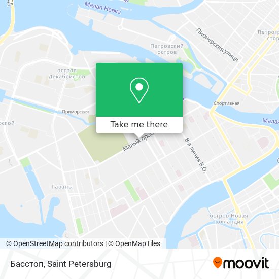 Басстоп map