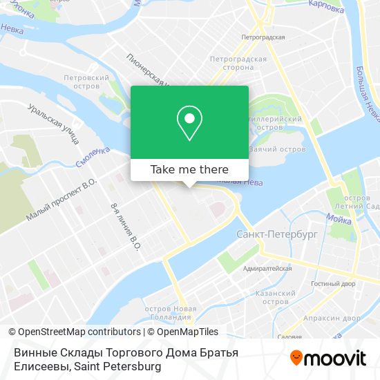 Винные Склады Торгового Дома Братья Елисеевы map