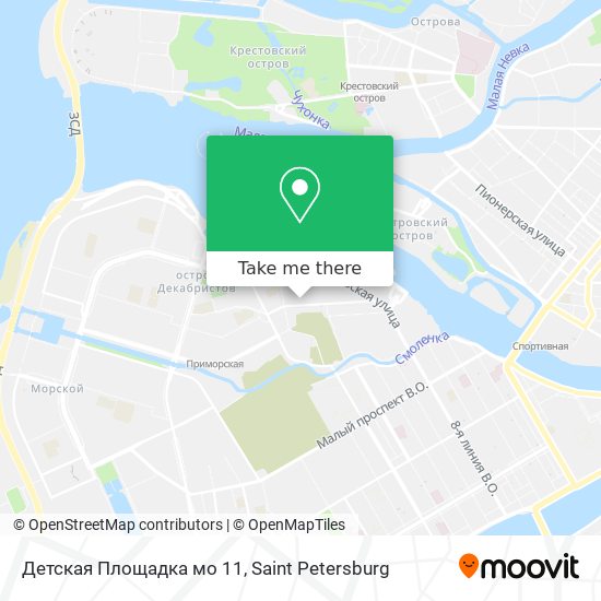Детская Площадка мо 11 map