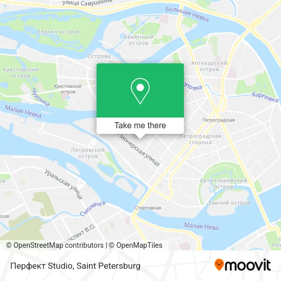 Перфект Studio map