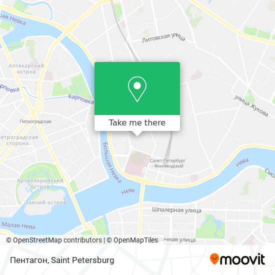 Пентагон map