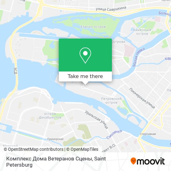 Комплекс Дома Ветеранов Сцены map