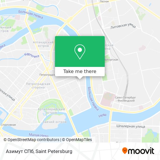 Азимут СПб map