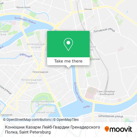 Конюшни Казарм Лейб-Гвардии Гренадерского Полка map