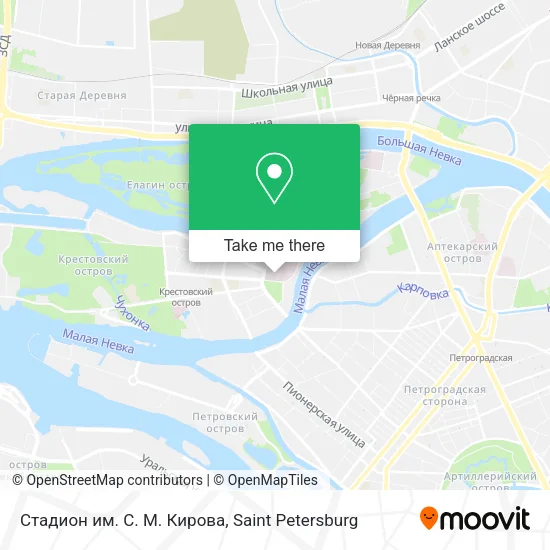 Стадион им. С. М. Кирова map