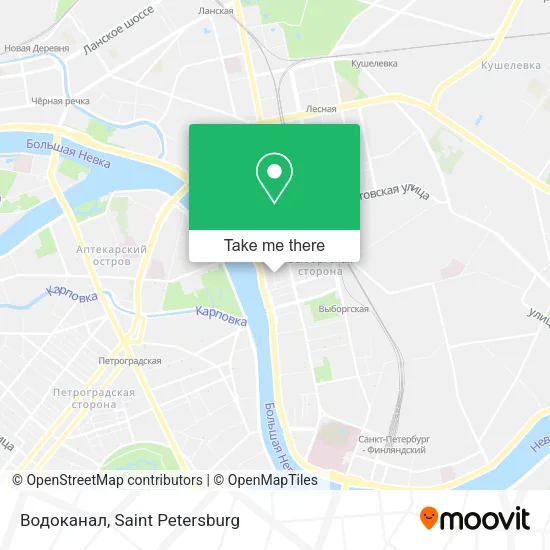 Водоканал map