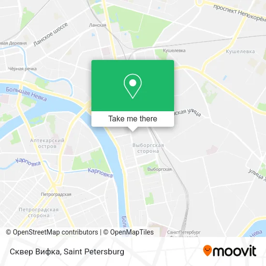 Сквер Вифка map