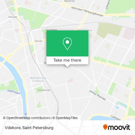 Vdekore map