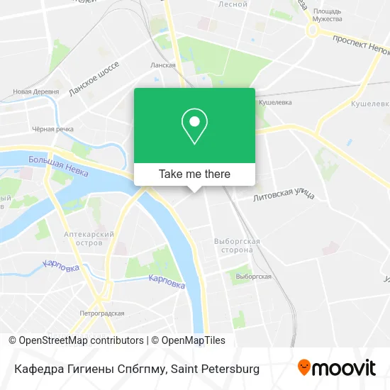 Кафедра Гигиены Спбгпму map